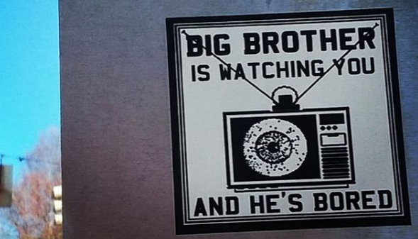 Big Brother is watching you, and he's bored