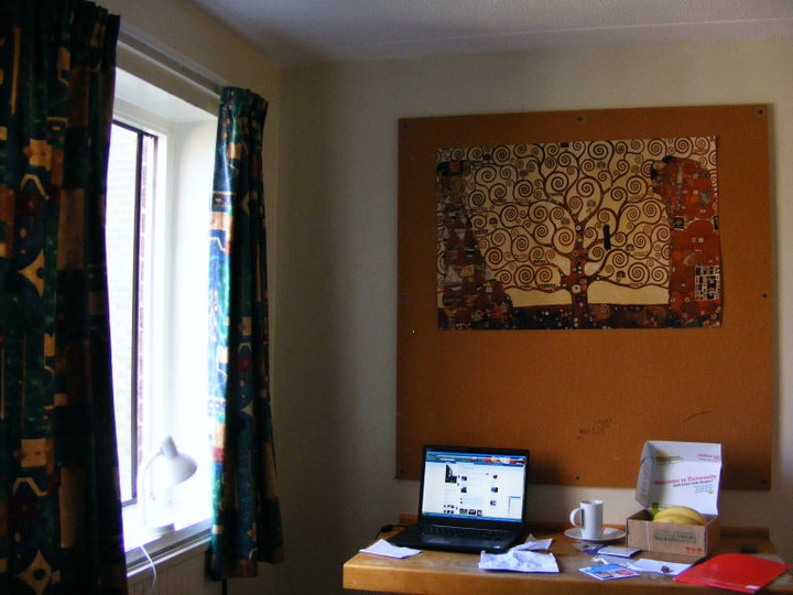 University residence room in Leeds